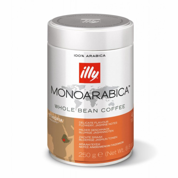 Káva illy Monoarabica Etiopia 250g zrnková