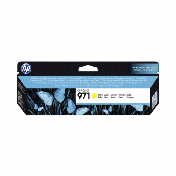 HP CN 624 AE cartridge zluta No. 971