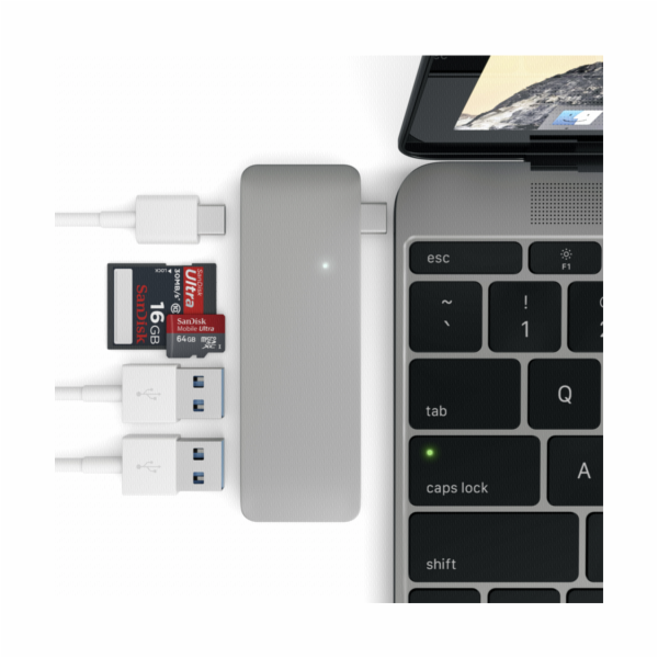 SATECHI TYPE-C USB HUB Space Space Grey