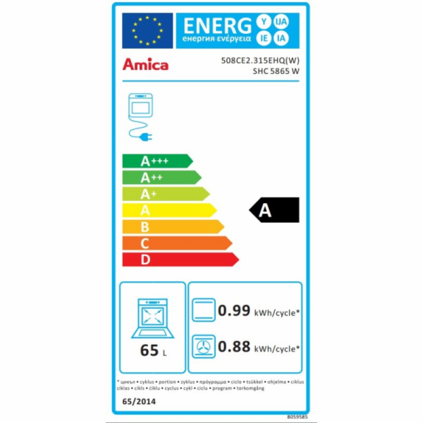 Amica 58CE 2.315 HQ W