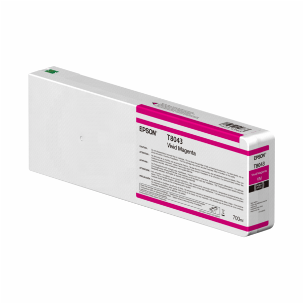 Epson cartridge UltraChrome HDX/HD viv cervena 700 ml T 8043