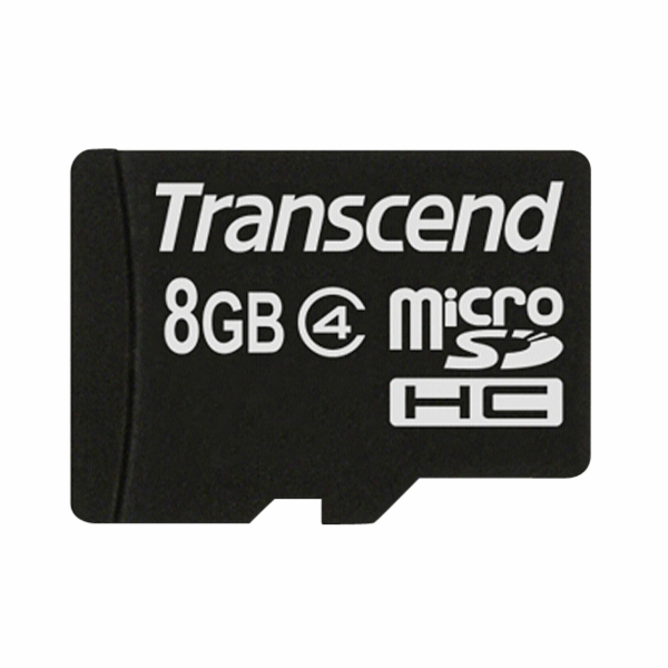 TRANSCEND 8GB microSDHC (Class 4) (TS8GUSDC4)