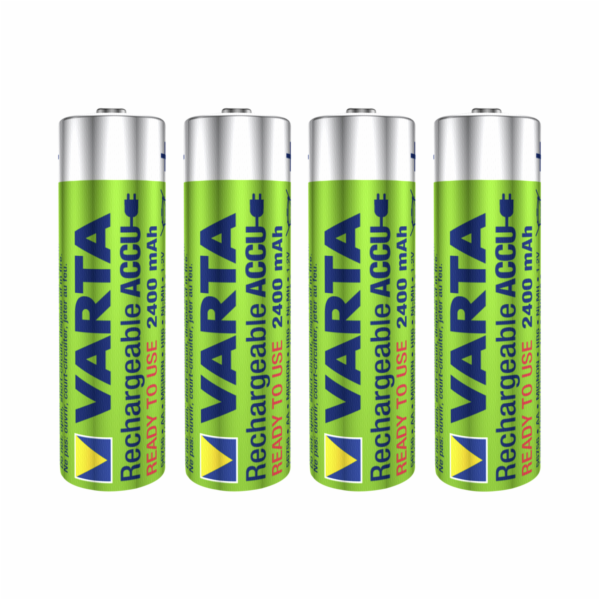 1x4 Varta Rechargeable Accu AA Ready2Use NiMH 2400 mAh Mignon