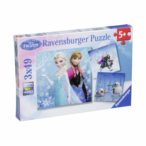 Ravensburger Winter Adventures 3 X 49 pcs Puzzle Disney Frozen