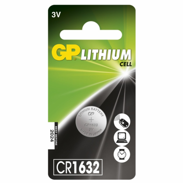GP lithiová baterie 3V CR1632 1ks