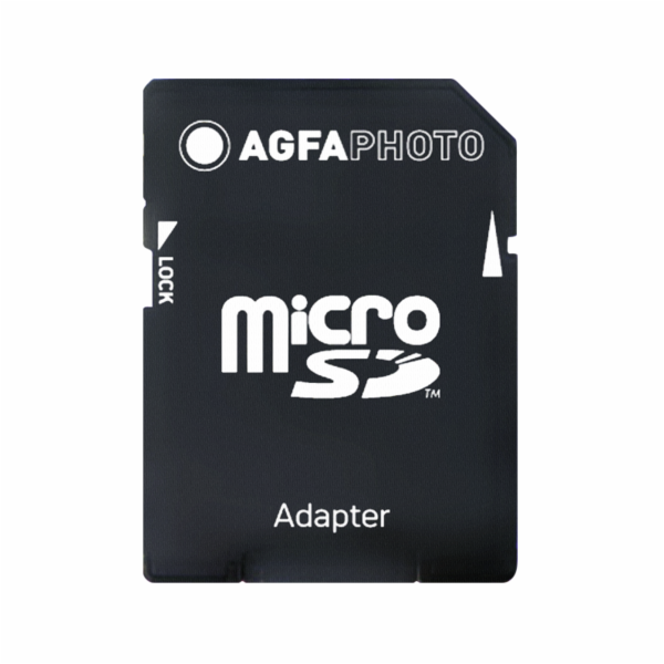 Paměťová karta AgfaPhoto Mobile High Speed 16GB MicroSDHC Class 10 + Adapter