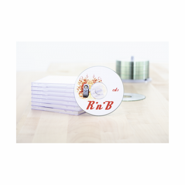 Herma Samolepící etikety A4, na CD, bílé, kulaté, matný papír, 200 ks (4471)