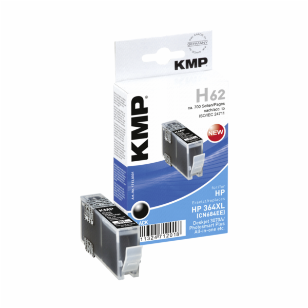 KMP H62 cartridge cerna komp. m. HP CN 684 EE No. 364 XL