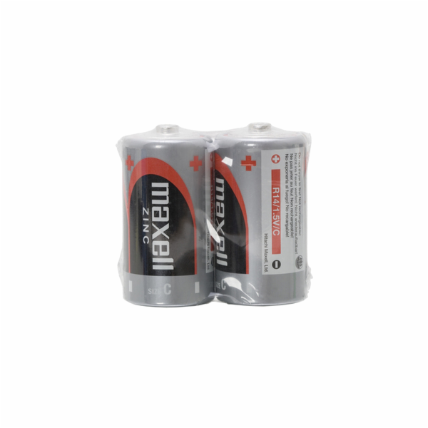 R14 2S Zinc 2x C SHRINK MAXELL