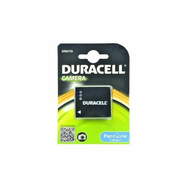 DURACELL Baterie - DR9709 pro Panasonic DMC-FS1, černá, 1050 mAh, 3.7V