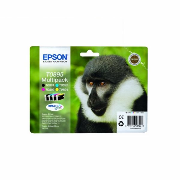 Epson C13T0895 - originální - Epson MultiPa. CMYK DURABrite Ultra (T0895) retail