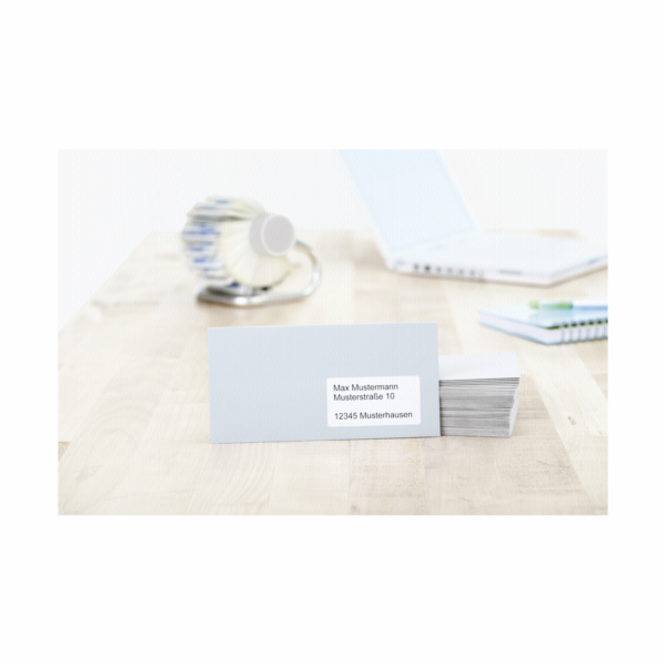Herma Labels Premium A4, bílý, matný papír, 1600 ks, zaoblené rohy (4267)