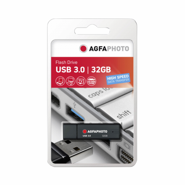 AgfaPhoto USB 3.0 cerna 32GB 10570