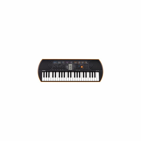 Casio SA-76 digital piano 44 keys Black Brown White