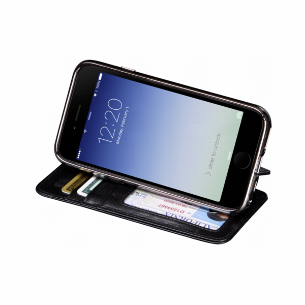 SENA Cases Wallet Book black, iPhone 6+/6s+/7+