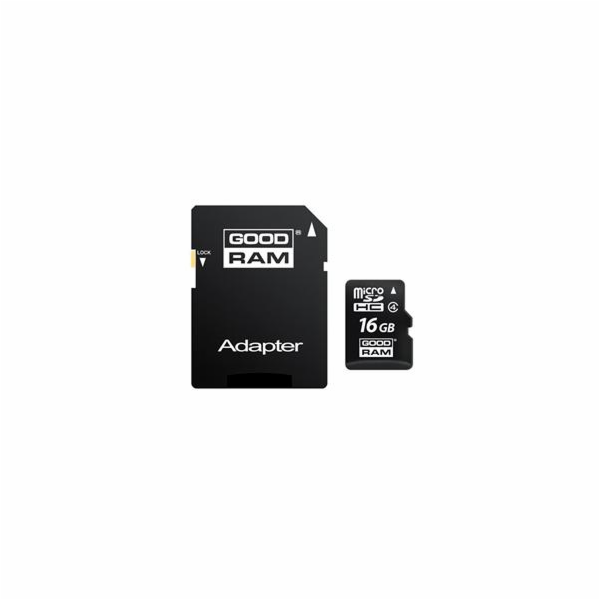 GOODRAM (Wilk Elektronik) Micro SDHC karta 16GB Class 4 + adaptér