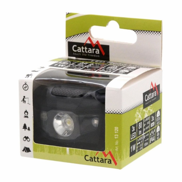 LED čelovka Cattara 80lm