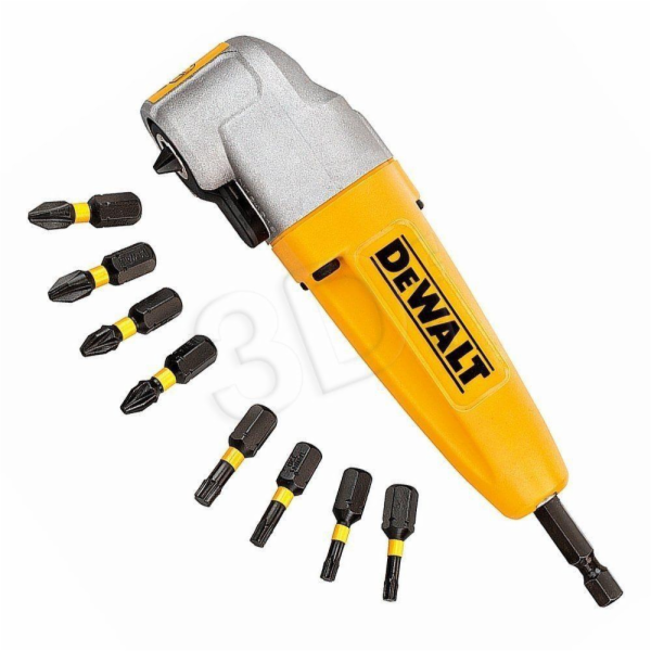 Pravoúhlý šroubovací nástavec + 9 ks IMPACT TORSION bitů Dewalt - DT71517T