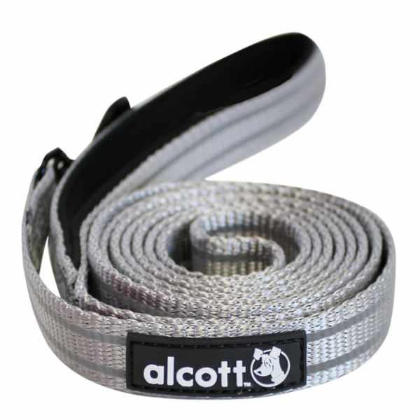 Alcott Reflexní vodítko pro psy šedé velikost L