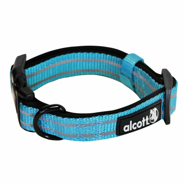 Alcott Reflexní obojek pro psy Adventure modrý velikost M