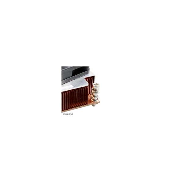 AKASA chladič CPU AK-CC6502BT01 pro Intel LGA 2011, měděné jádro, 70mm PWM ventilátor, pro 2U skříně