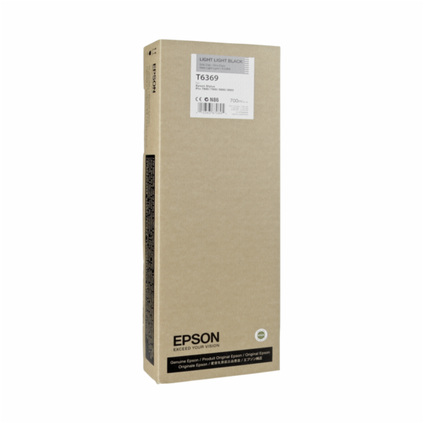 Epson cartridge svetle svetle cerna T 636 700 ml T 6369