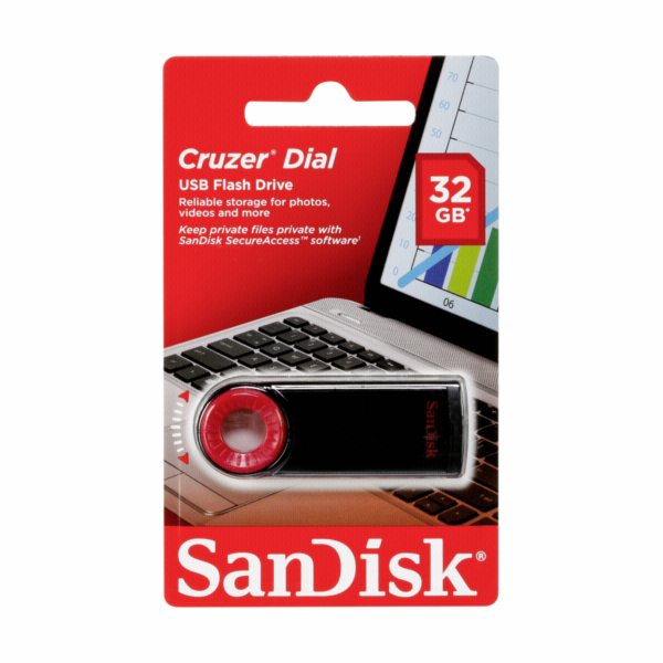 SanDisk Cruzer Dial 32GB SDCZ57-032G-B35