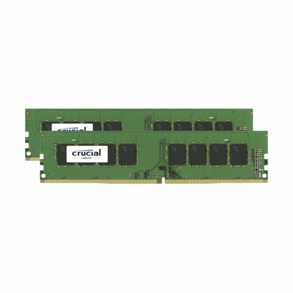 Crucial 16GB Kit DDR4 2400 MT/s 8GBx2 DIMM 288pin single ranked