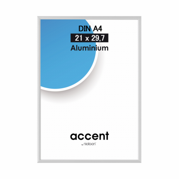 Nielsen Accent 21x29,7 Aluminum silb.matt DIN A4 52124