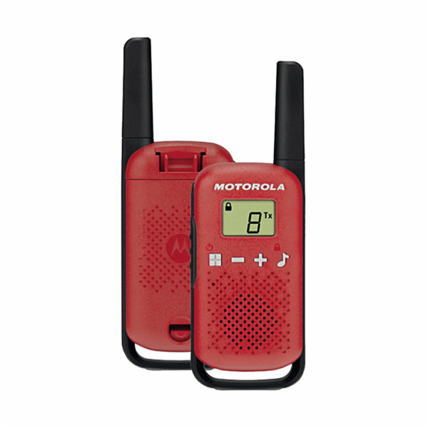 Motorola TALKABOUT T42 two-way radio 16 channels Black Red