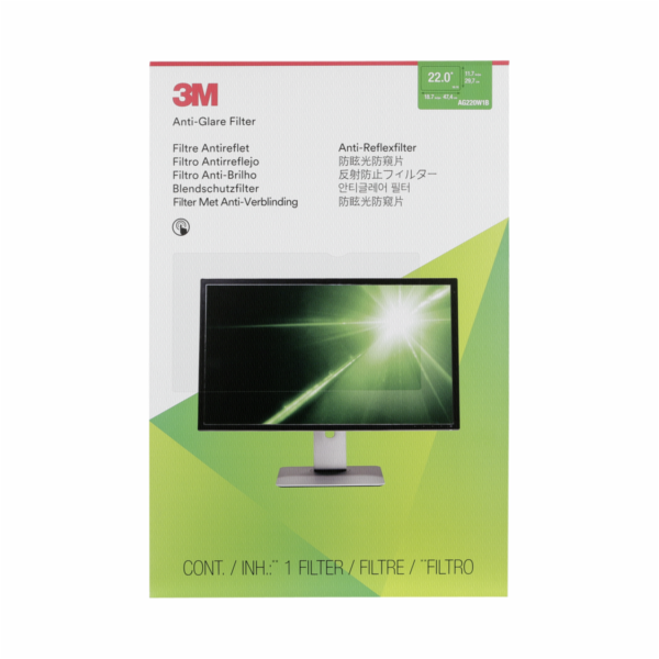 3M AG220W1B anti-lesk. filtr pro LCD Widescreen Monitor 22