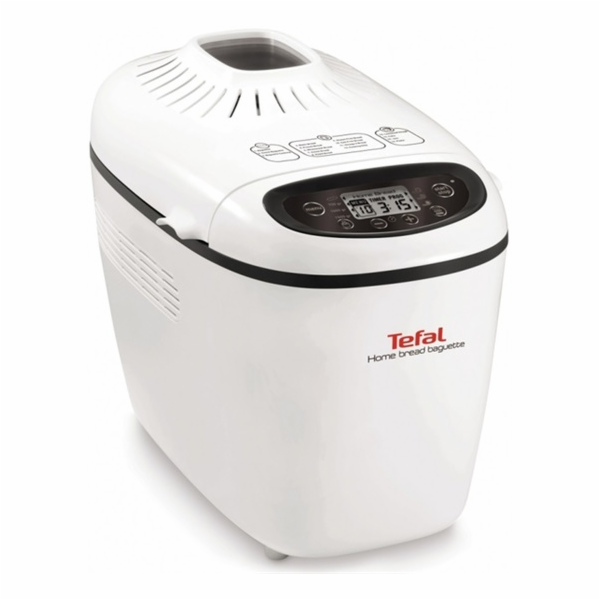 Tefal PF610138 Home Bread Baguette domácí pekárna, 1600 W, 16 programů, udržování teploty, bílá