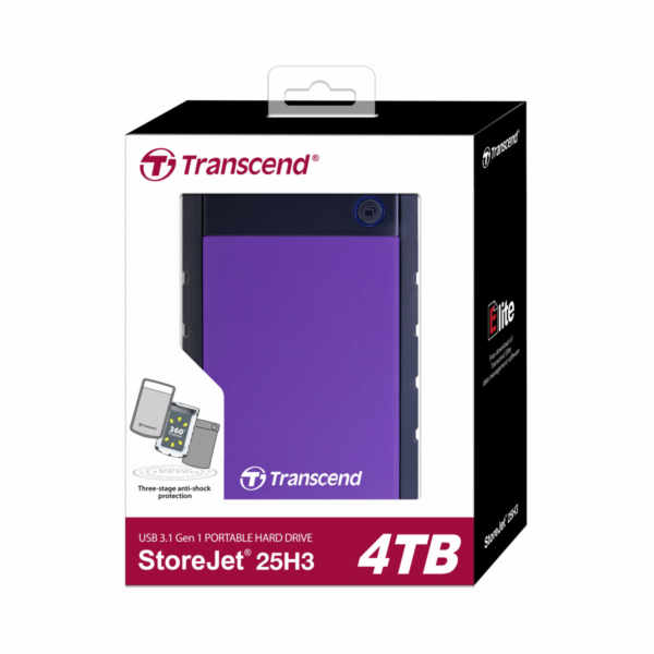 Transcend StoreJet 25H3 2,5 4TB USB 3.1 Gen 1