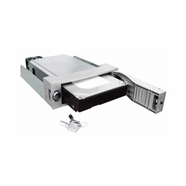 FANTEC MR-35AS stribrna 3,5 SAS/SATA HDD hotplug