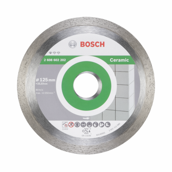 Bosch diamant.rezny kotouc Standard na keramiku 125mm 22,23