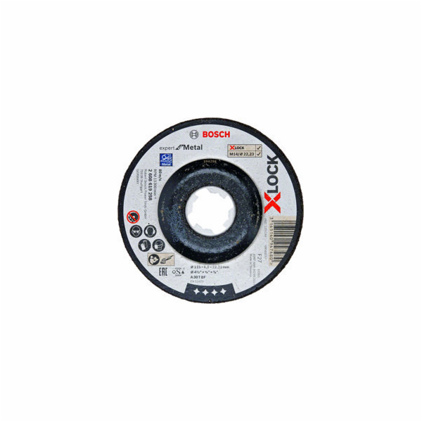 Bosch X-LOCK Expert for Metal, O 125mm, brusný kotouč