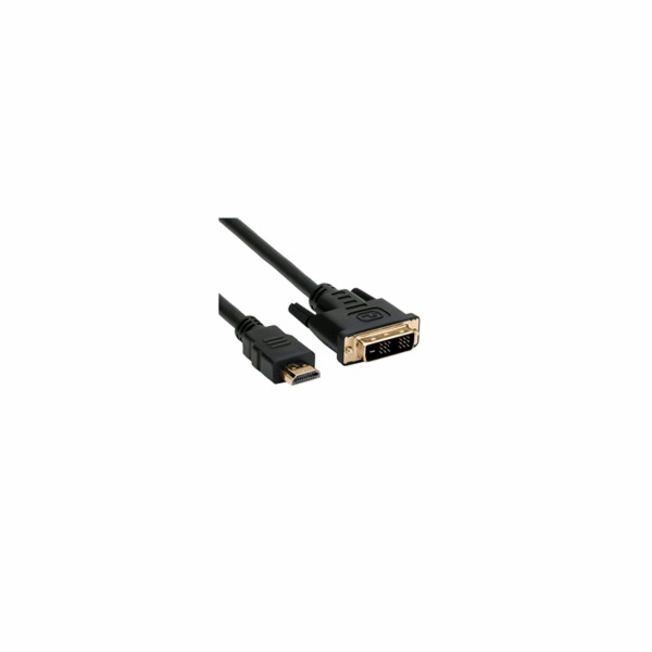 C-Tech CB-HDMI-DVI-18 Kabel HDMI-DVI, M/M, 1,8m kabel