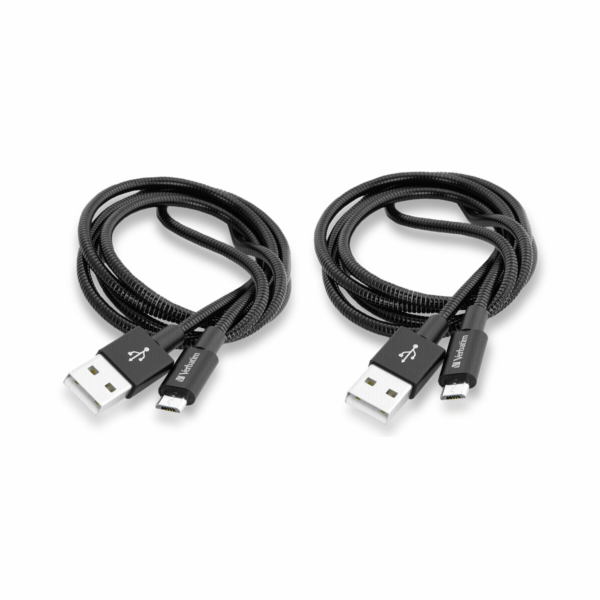 Verbatim Micro USB Cable Sync & Charge 100cm cerna