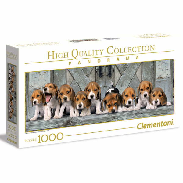 Clementoni Puzzle 1000 dílků Panorama Beagles