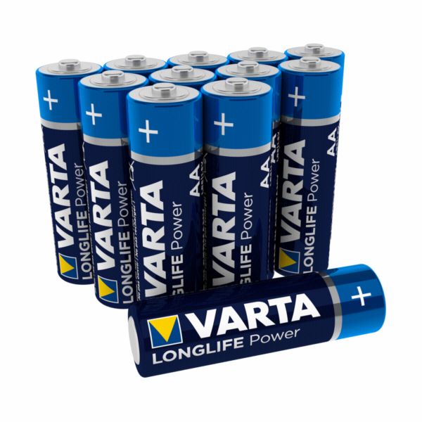 1x12 Varta Longlife Power AA LR 6 Ready-To-Sell Tray Big Box