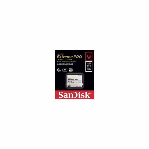 SanDisk CFAST 2.0 VPG130 512GB extreme Pro SDCFSP-512G-G46D