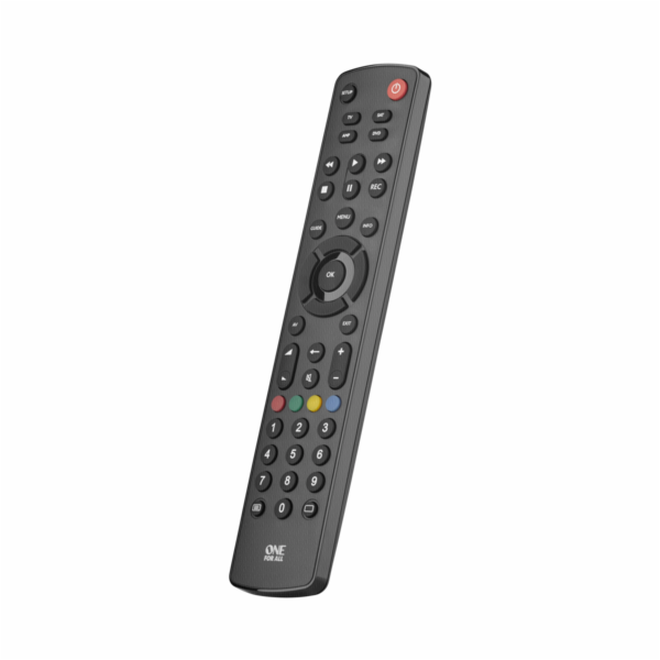 One for All Contour 4 universal Remote Control URC 1240 black