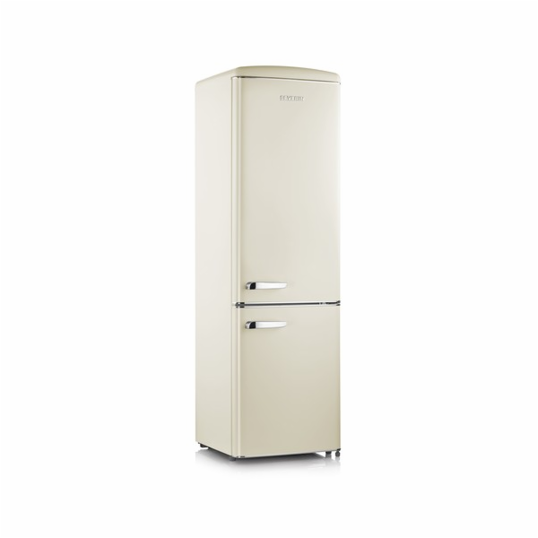 Kombinovaná lednice Severin, RKG 8923, retro design, 244 l, 40 dB, 202 kWh/rok