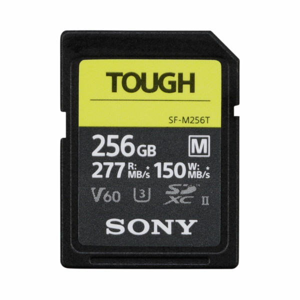 Sony SDXC M Tough series 256GB UHS-II Class 10 U3 V60