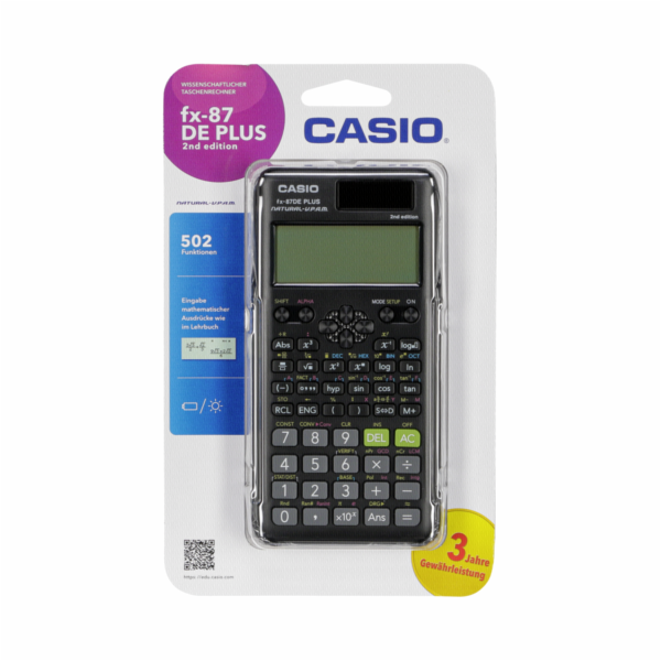 Casio FX-87DE Plus 2. edice