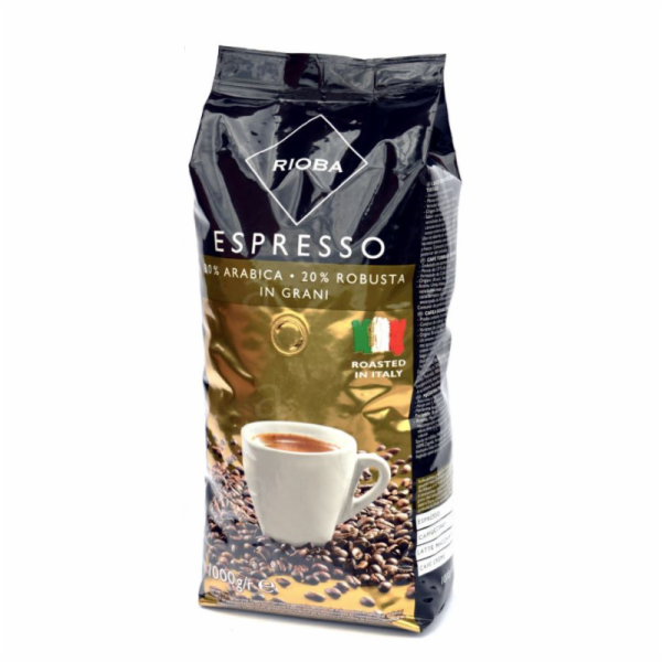 Rioba Espresso 80% Arabica zrnková Káva 1 kg