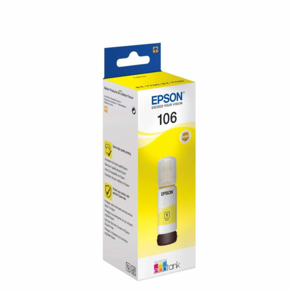 EPSON ink bar 106 EcoTank Yellow ink bottle