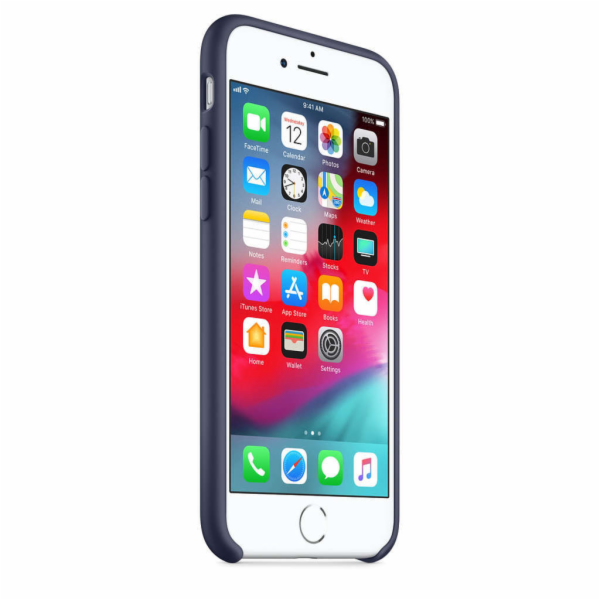 Apple iPhone 8 / 7 silikon. obal pulnocni modra