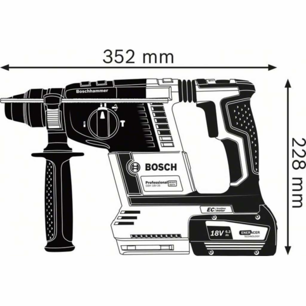 Bosch GBH 18V-26 Cordless Combi Drill