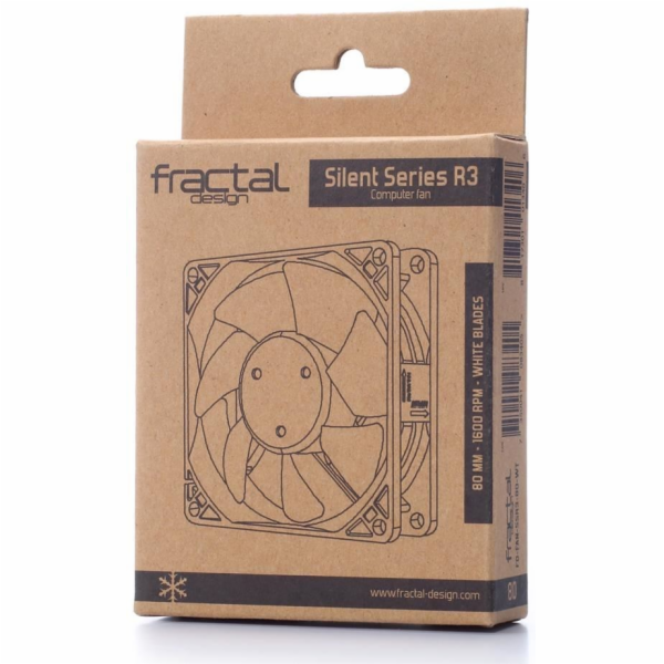 Fractal Design Silent Series R3 80mm, Gehäuselüfter